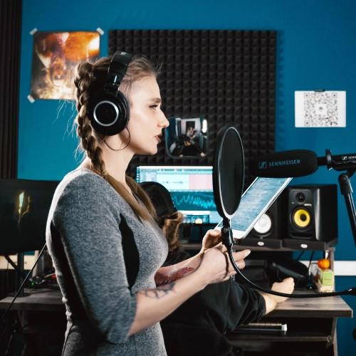 Professional audiobook recording and voice-over